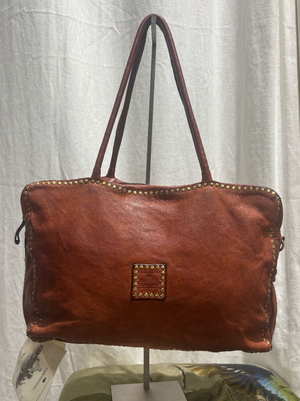 Campomaggi Leather Bag in Cognac